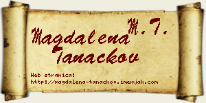 Magdalena Tanackov vizit kartica